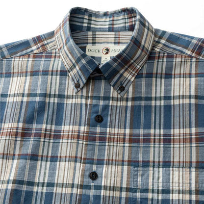 Men's Higgins Long Sleeve Plaid Slub Shirt