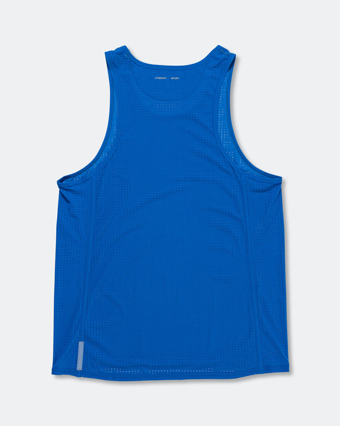 Mens Jude Run Tank - Lapis