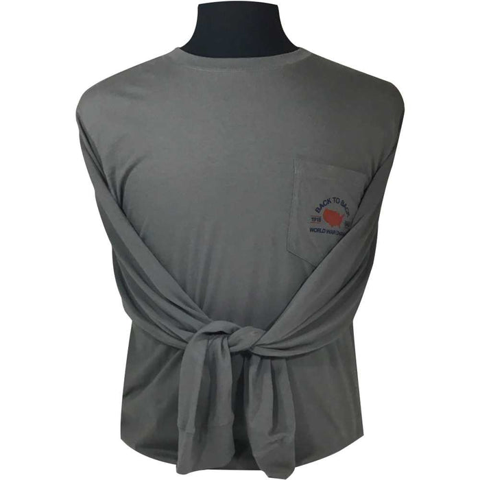 Men's Long Sleeve Back to Back Pocket Tee