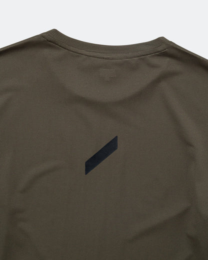 Mens LS Tech T - Dark Green