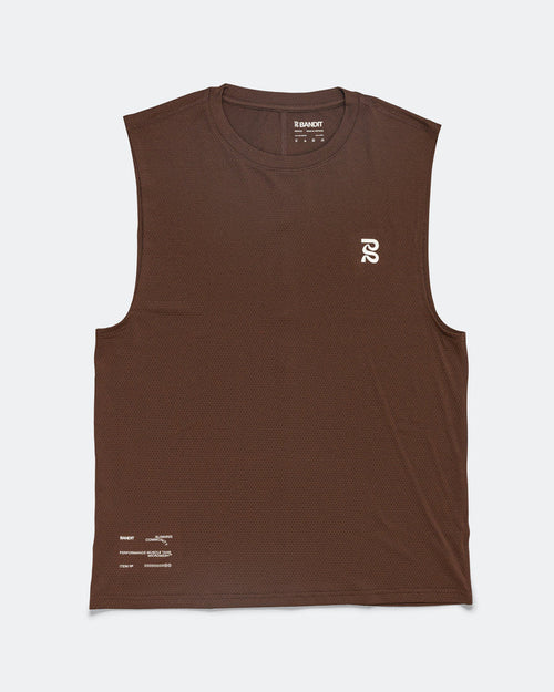 Mens MicroMesh Muscle Tank - Cacao