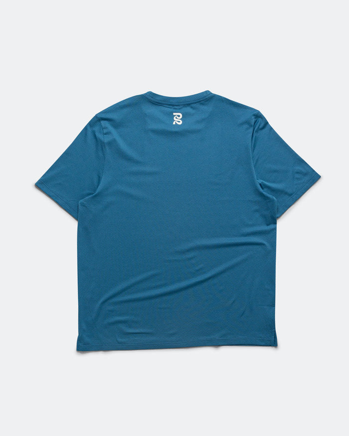 Men's Micromesh Run Tee - Aegean