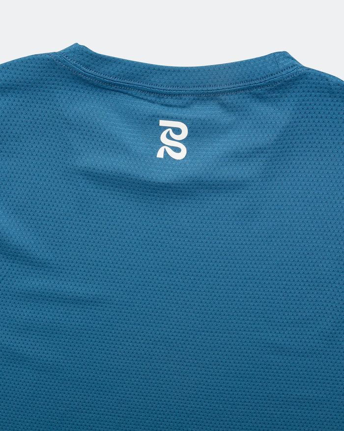 Men's Micromesh Run Tee - Aegean