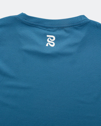 Men's Micromesh Run Tee - Aegean