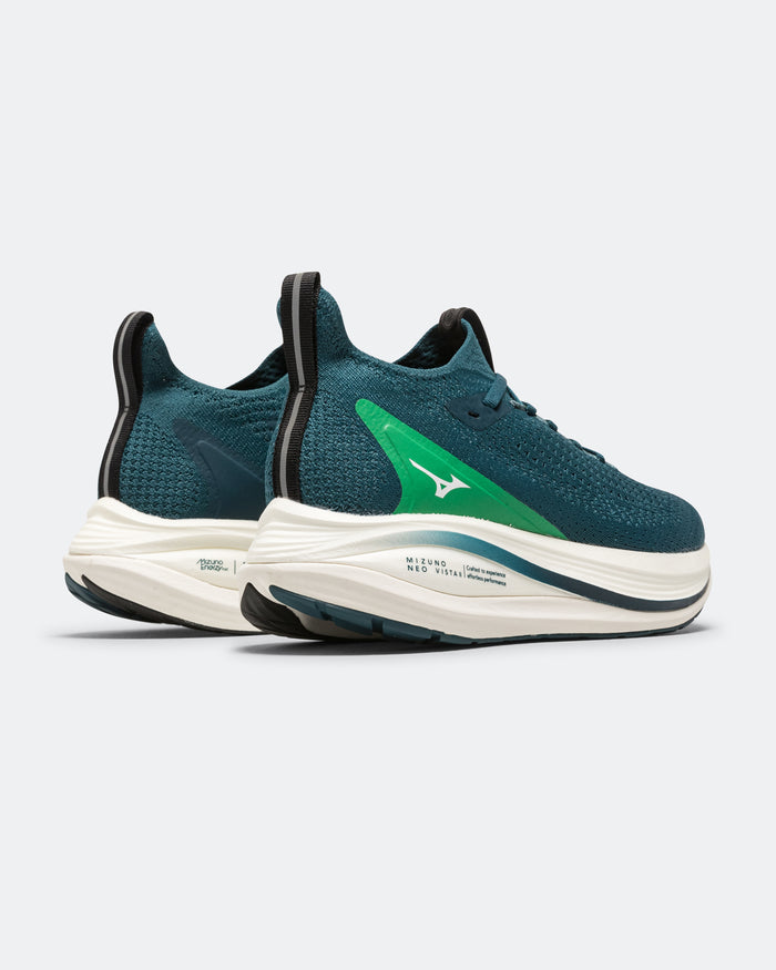 Mens Mizuno Neo Vista 2 - Reflecting Pond/White-Goblin Green