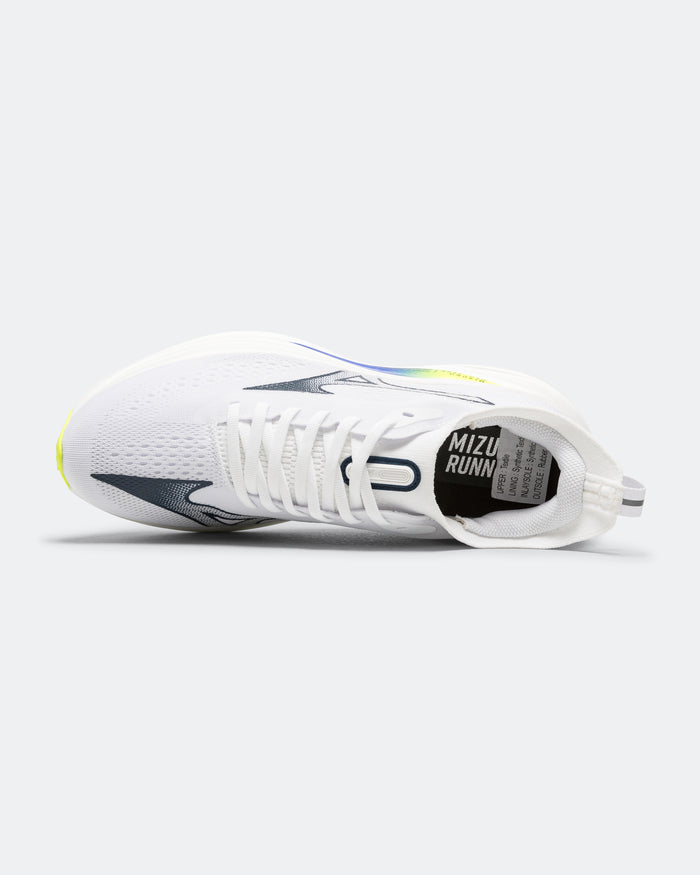 Mens Mizuno Neo Zen 2 - White/Estate Blue-Lightning Yellow