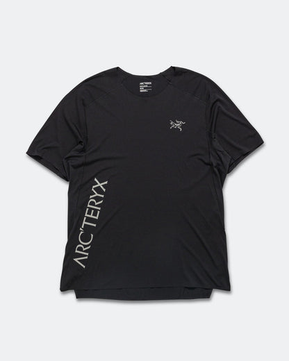 Mens Norvan Downword Logo SS - Black