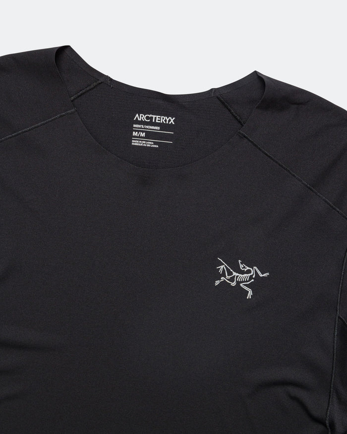 Mens Norvan Downword Logo SS - Black