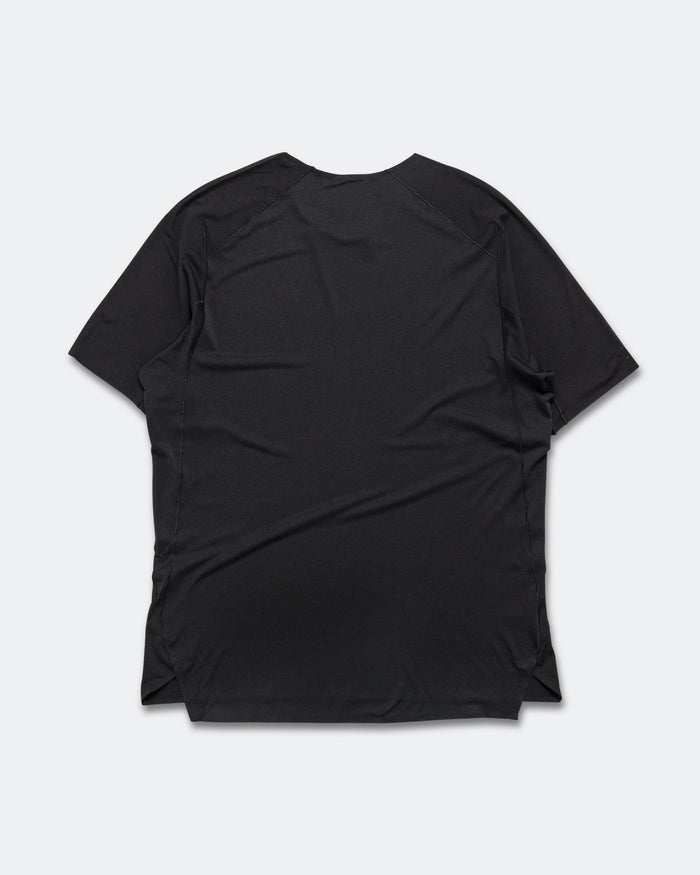 Mens Norvan Downword Logo SS - Black