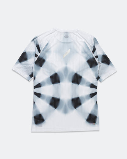 Mens Race Tee - White/Black Kalidescope