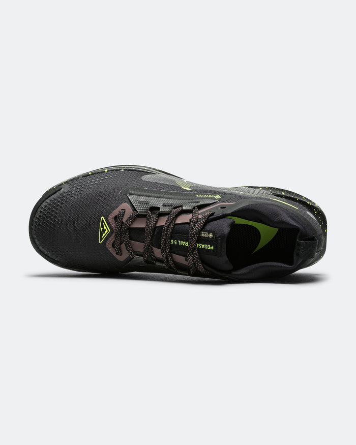 Mens ReactX Pegasus Trail 5 GTX - Black/Volt Ice-Phantom-Tattoo