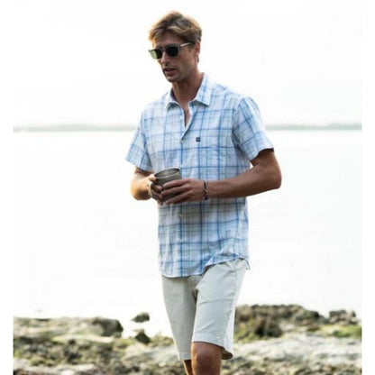 Men's Rumfront Plaid Short Sleeve
