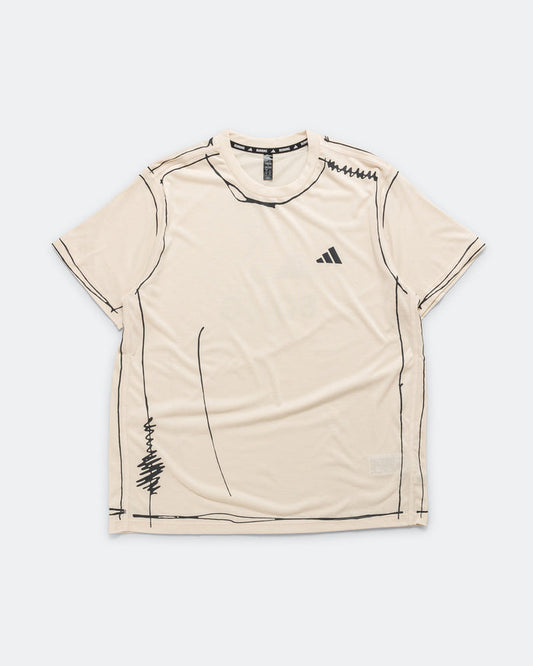 Mens Running Top x SFTM - Halo Ivory
