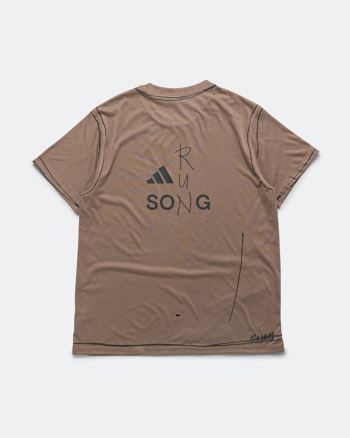Mens Running Top x SFTM - Trace Brown