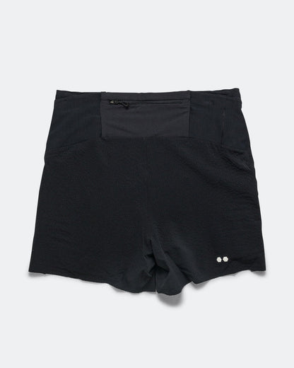 Mens Sense Aero Stow 5in Shorts - Deep Black