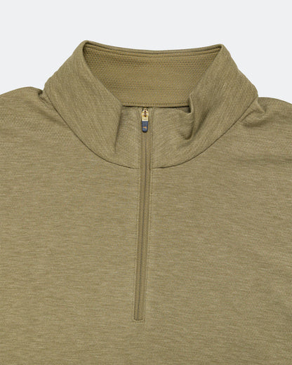 Mens Session Quarter Zip - Aloe