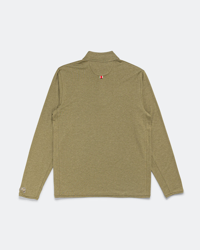 Mens Session Quarter Zip - Aloe