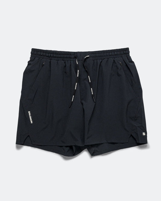 Mens Shakeout Core 5in Shorts - Deep Black