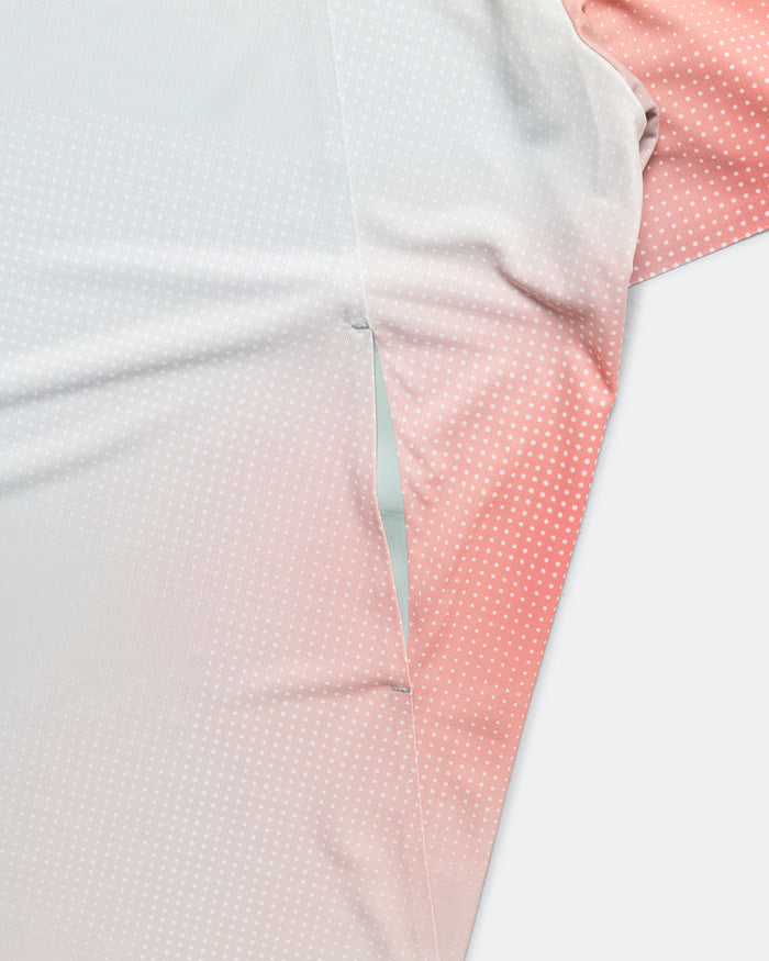 Mens Specter Performance Tee with Flopack - Micro Geo Gradient - Copal/Lagoon
