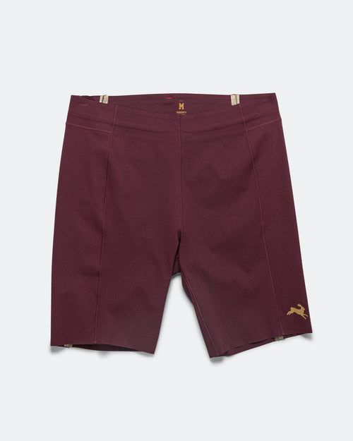 Mens Strata Half Tights - Wine