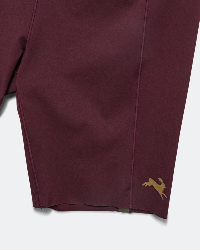 Mens Strata Half Tights - Wine