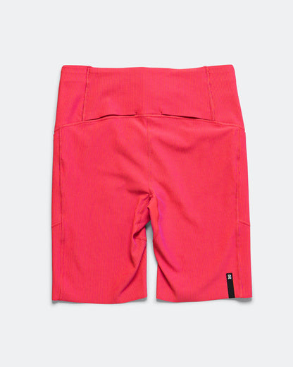 Mens Striped Cadence Half Tights - Poppy/Azalea
