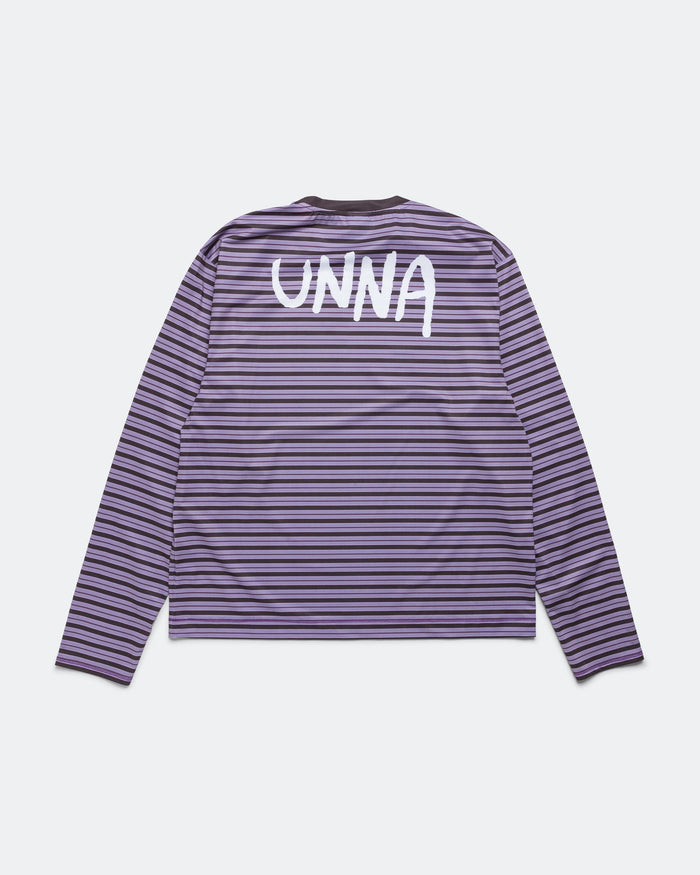 Mens Striped LS - Grape