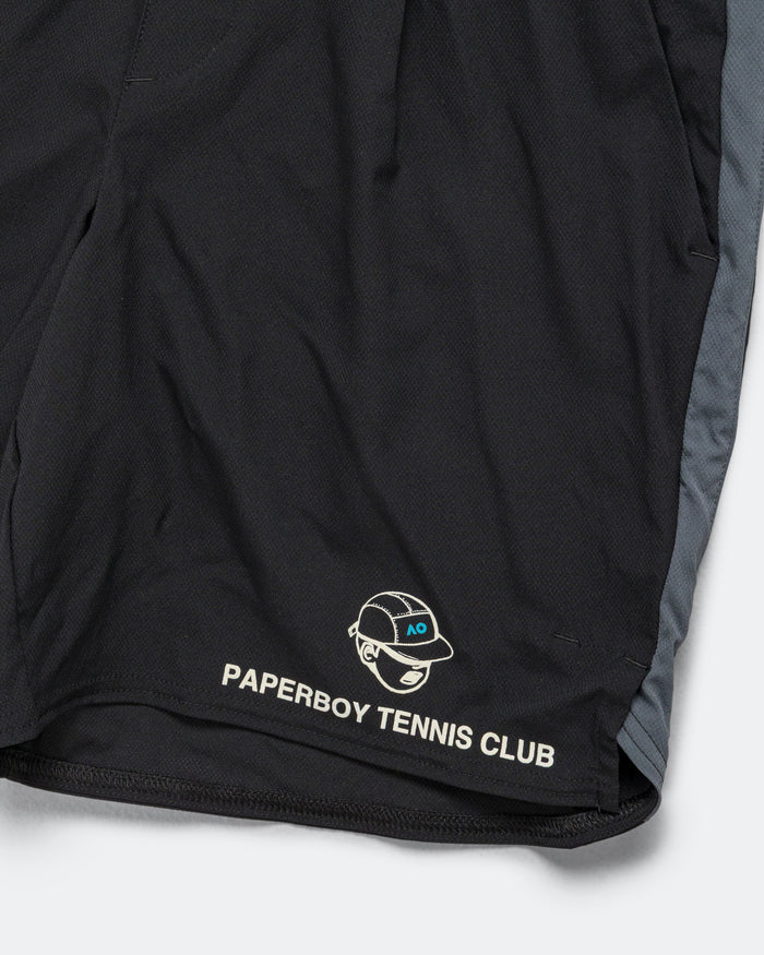 Mens Tournament Short x Paperboy - Black