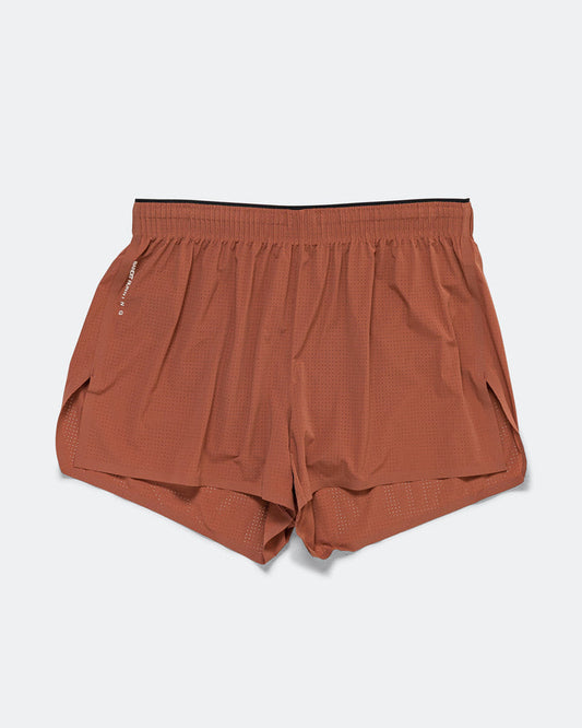 Mens Vento Next Gen 3in Split Short - Mahogany