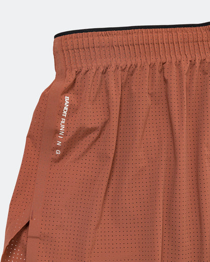 Mens Vento Next Gen 3in Split Short - Mahogany