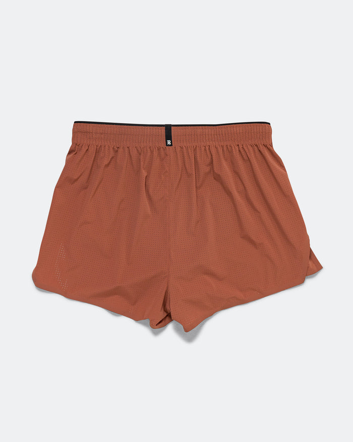 Mens Vento Next Gen 3in Split Short - Mahogany