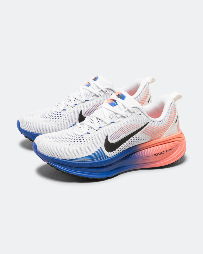 Mens Vomero 18 - White/Black-Racer Blue-Atomic Pink