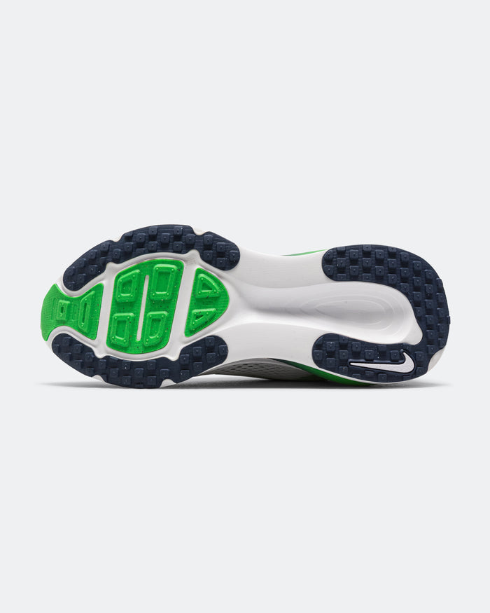 Mens Vomero 18 - White/MIdnight Navy-Green Spark