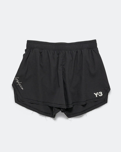 Mens Y-3 Running Shorts - Black
