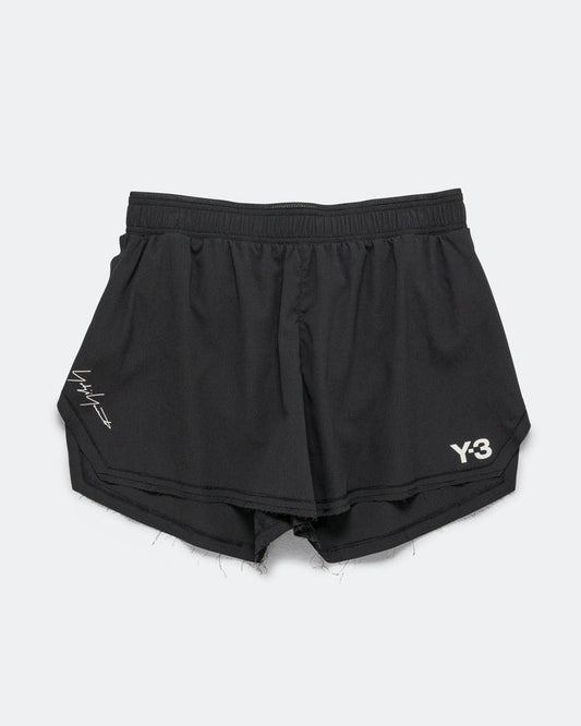Mens Y-3 Running Shorts - Black