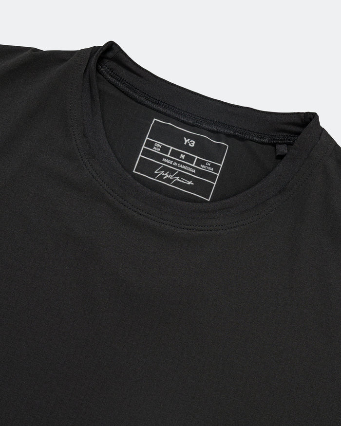 Mens Y-3 Running Tank Top - Black