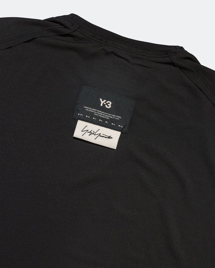 Mens Y-3 Running Tank Top - Black