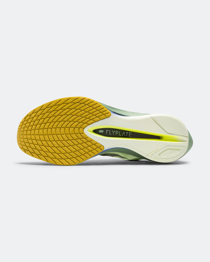 Mens ZoomX Vaporfly Next% 4 - Barely Green/Black Spruce-Volt Tint