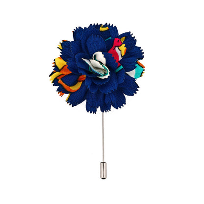 Multi Colored Flower Lapel Pin