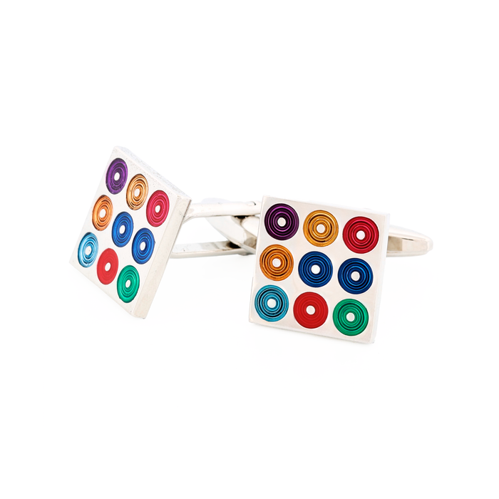 Multi Coloured Cufflinks
