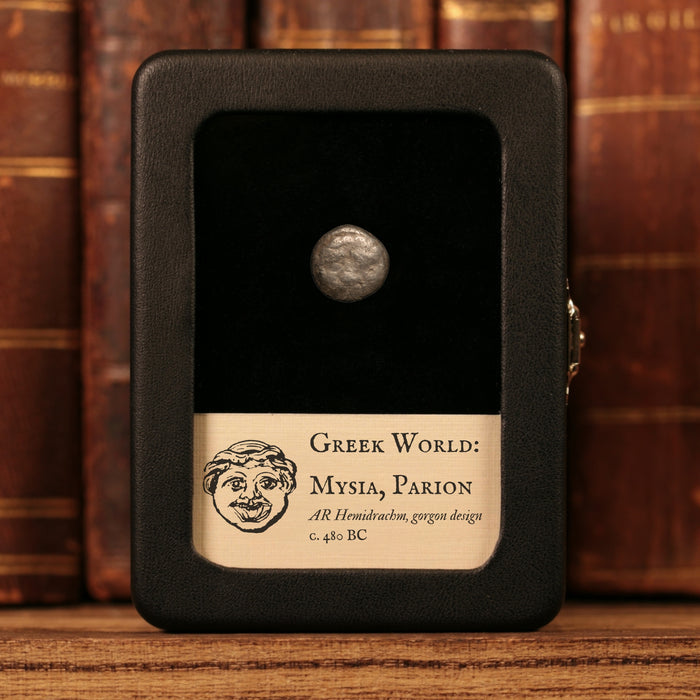 Mysia, Parion, AR Hemidrachm, Snake Haired Gorgon - c. 480 BCE - Greek World