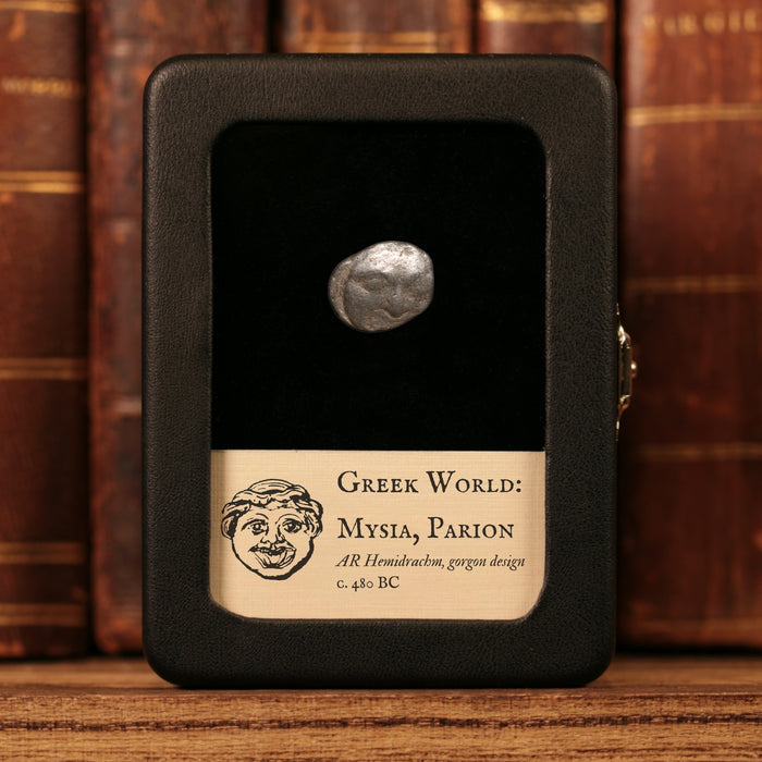 Mysia, Parion, AR Hemidrachm, Snake Haired Gorgon - c. 480 BCE - Greek World