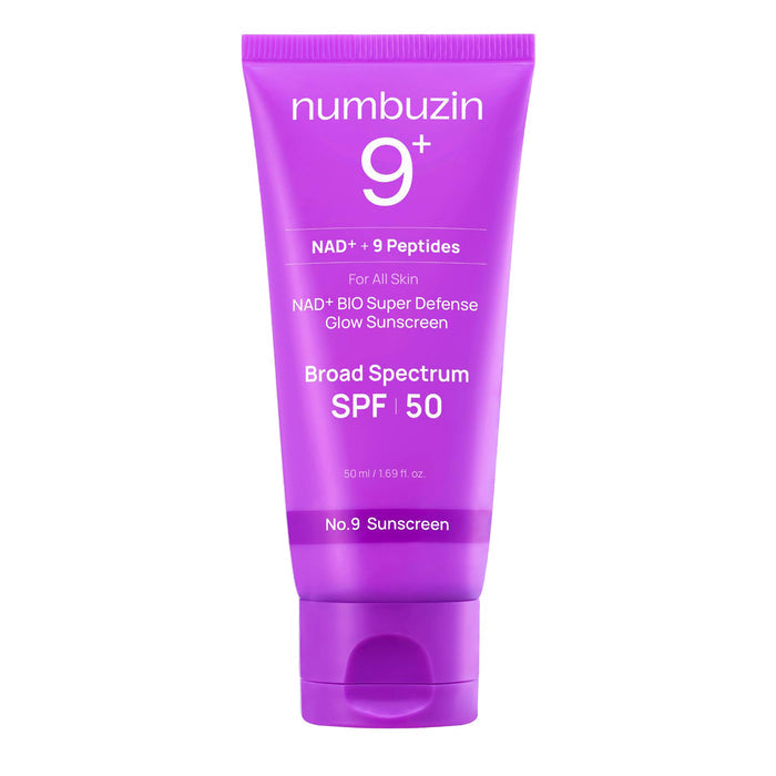Numbuzin No.9 NAD BIO Super Defense Glow Sunscreen 1.69oz/ 50ml