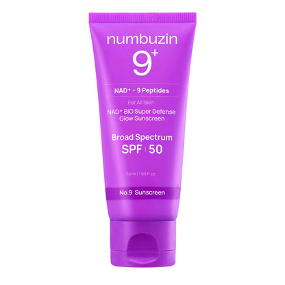 Numbuzin No.9 NAD BIO Super Defense Glow Sunscreen 1.69oz/ 50ml