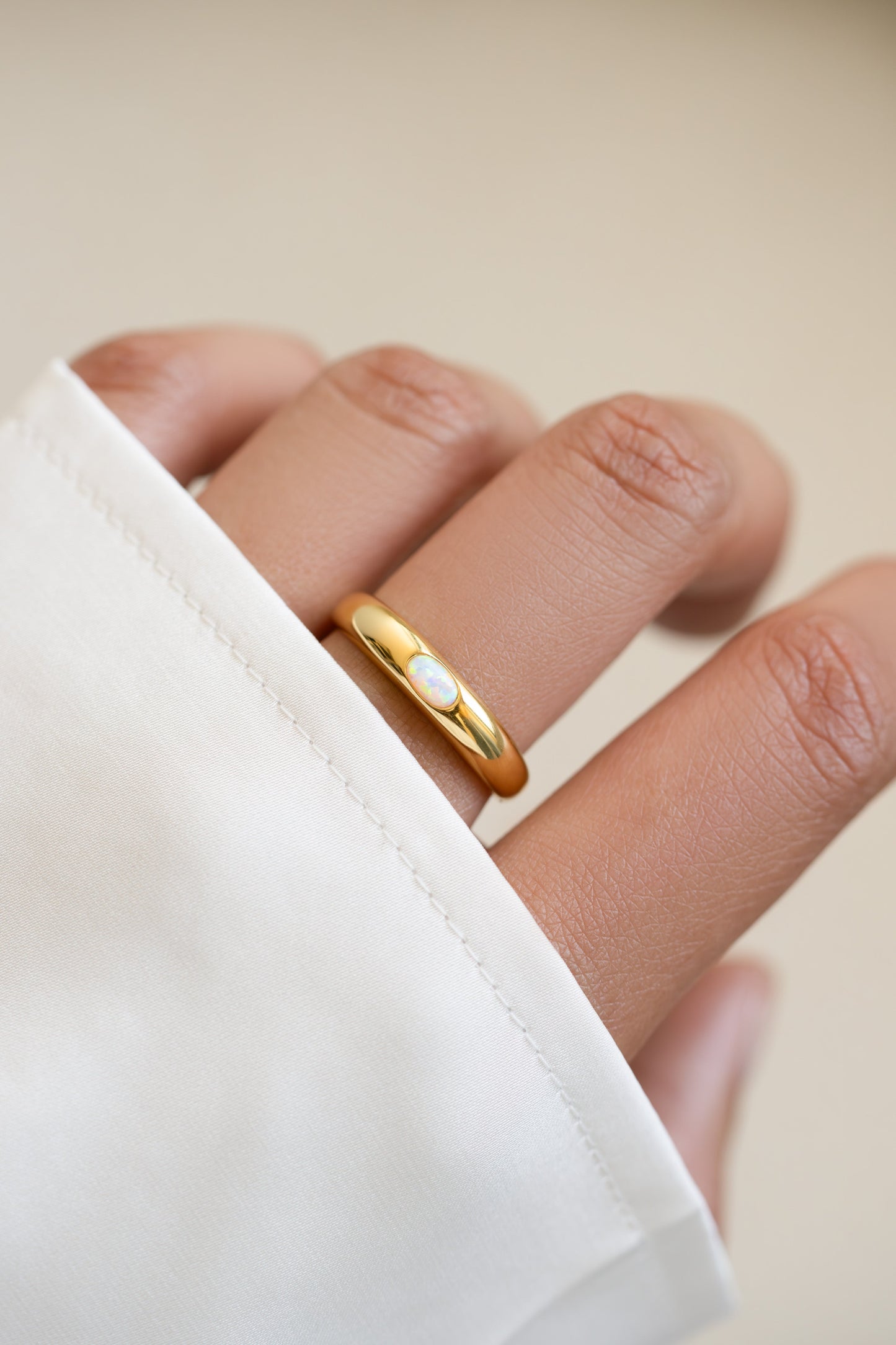 Opal Dome Ring