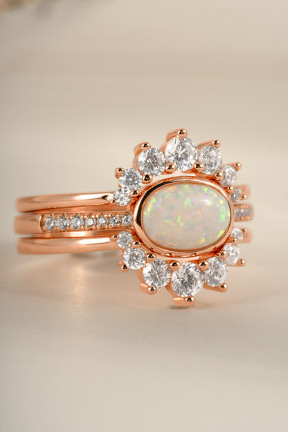 3 Set Opal Ring