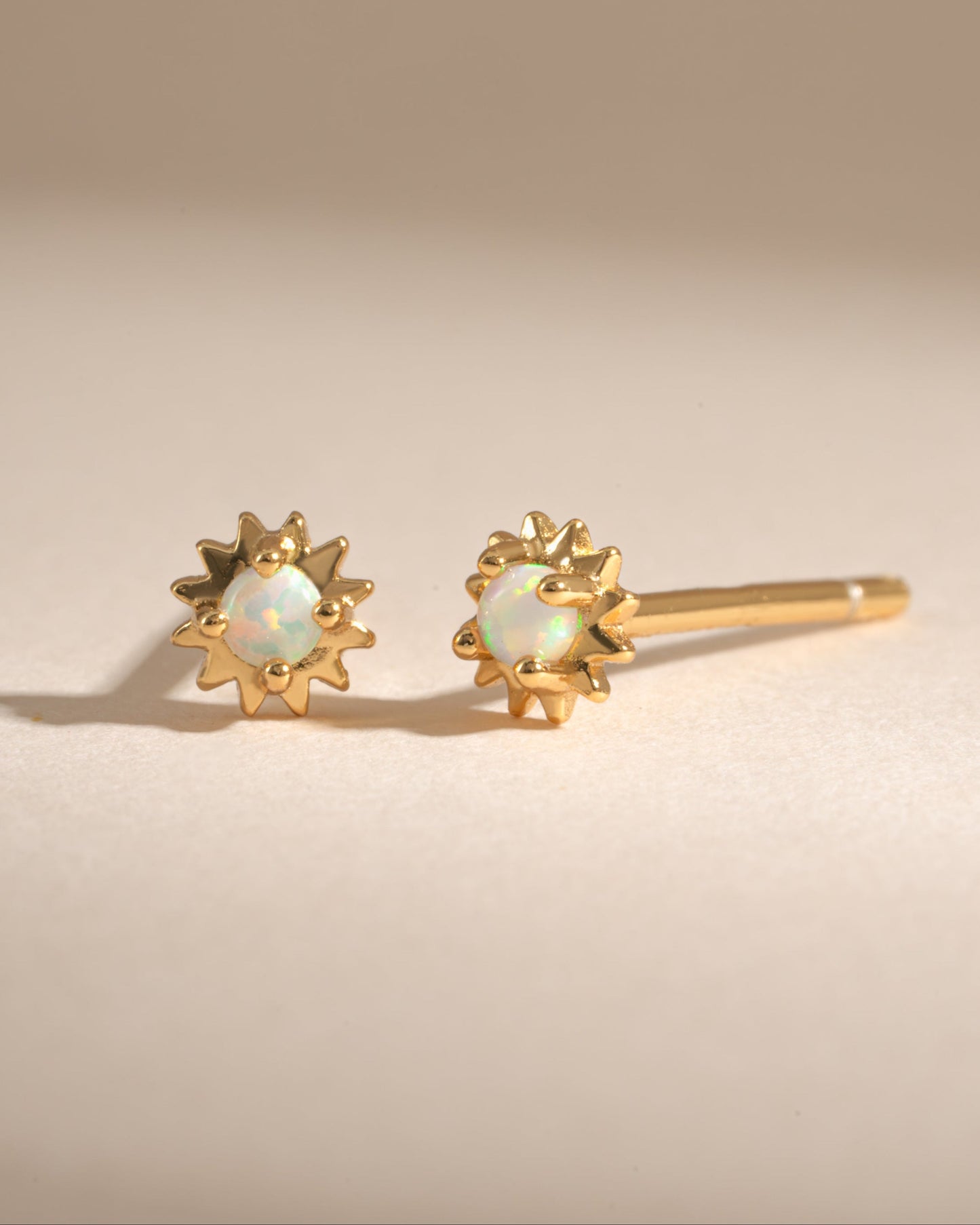 Opal Tiny Sunburst Studs