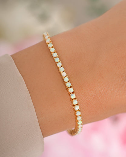 Opal Tennis Bracelet