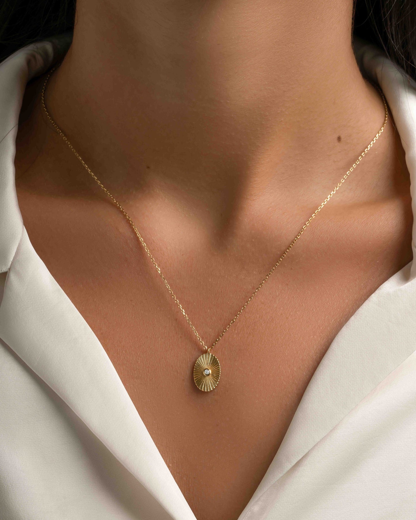 Oval Medallion Necklace