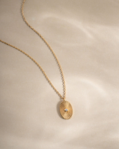 Oval Medallion Necklace